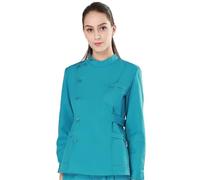SDIUAKBV Uniforme Enfermera Conjunto de Uniformes médicos Tradicionales for Enfermera, Ropa Trabajo Dental for Hombres y Mujeres, Traje Exfoliante médico Popelina para Mujeres(Color 11,M)