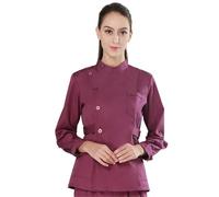 SDIUAKBV Uniforme Enfermera Conjunto de Uniformes médicos Tradicionales for Enfermera, Ropa Trabajo Dental for Hombres y Mujeres, Traje Exfoliante médico Popelina para Mujeres(Color 10,XXL)