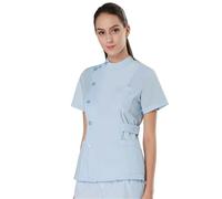 SDIUAKBV Uniforme Enfermera Conjunto de Uniformes médicos Tradicionales for Enfermera, Ropa Trabajo Dental for Hombres y Mujeres, Traje Exfoliante médico Popelina para Mujeres(Color 7,XXL)