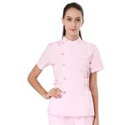 SDIUAKBV Uniforme Enfermera Conjunto de Uniformes médicos Tradicionales for Enfermera, Ropa Trabajo Dental for Hombres y Mujeres, Traje Exfoliante médico Popelina para Mujeres(Color 8,L)