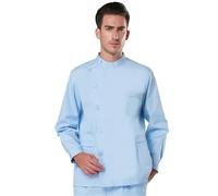 SDIUAKBV Uniforme Enfermera Conjunto de Uniformes médicos Tradicionales for Enfermera, Ropa Trabajo Dental for Hombres y Mujeres, Traje Exfoliante médico Popelina para Mujeres(Color 22,M)