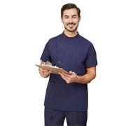 SDIUAKBV Uniforme Enfermera Conjunto de Uniformes médicos Tradicionales for Enfermera, Ropa Trabajo Dental for Hombres y Mujeres, Traje Exfoliante médico Popelina para Mujeres(Color 20,XL)