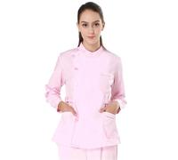 SDIUAKBV Uniforme Enfermera Conjunto de Uniformes médicos Tradicionales for Enfermera, Ropa Trabajo Dental for Hombres y Mujeres, Traje Exfoliante médico Popelina para Mujeres(Color 15,M)
