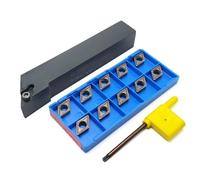 SDJCR1212H11 SDJCR1616H11 SDJCR2020K11 SDJCR2525M11 CNC portaherramientas de torneado exterior 10 Uds DCMT11T304 DCMT11T308 HP PR1125 herramientas Herramienta de Torno(SDJCR20mm and 08 HP)