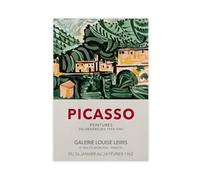 SDKAHKZO Lienzo moderno de Pablo Picasso Vintage Paris Louise Leiris 1959-1961, impresiones artísticas para pared, sala de estar, dormitorio, decoración de 12 x 18 pulgadas