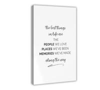 SDKAHKZO Póster moderno con cita inspiradora de The Best Things in Life, Positive Quotes (30 x 45 cm)