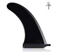 SDKDZKG 9'' Sup Aleta Central Simple, Fibra de Vidrio Nylon Reforzado Sup Recambio Aletas Gratis Sin Herramienta Aleta Tornillo, Adecuado para Longboard, Surfboard, Sup Aleta Simple Aleta Central