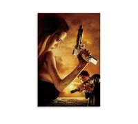 SDKLGNOPQB Póster decorativo de protagonista de la película "Wanted" para pared y arte impreso, moderno, decoración de dormitorio familiar, 50 x 75 cm