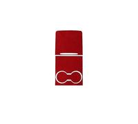 SDLDCVXZ Car Center Console Stoarge Panel Trim Sticker Interior Tuning Accessories Compatible for Tesla Model 3（2019-2023） Model Y(Red)