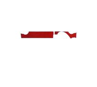 SDLDCVXZ Embellecedor de Fibra de Carbono for Panel de Instrumentos, Adhesivo for Tuning, Accesorios Interiores de Coche compatibles con Subaru BRZ/Toyota GR86 2021(Carbon Red RHD)