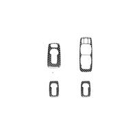 SDLDCVXZ Pegatina de Fibra de Carbono for el Panel de Control del elevalunas, Accesorio Interior del Coche, Compatible con Volvo XC90 (2008, 2009, 2010, 2011, 2012, 2013 y 2014).(Right-Hand Drive)