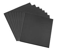 SDLDEER Placa de espuma autoadhesiva, 8 unidades, goma espuma negra, placa autoadhesiva, 300 x 300 x 6 mm, placas de espuma antideslizante para muebles, proyectos de bricolaje