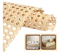 SDLDEER Wiener Geflecht 30 x 100 cm, resistente al agua de polietileno, resistente al moho, ratán hecho a mano, decoración de muebles, DIY, tejido de panal de abeja