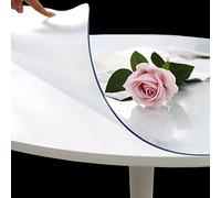 SDLLG Mantel Transparente Protector de Mesa Transparente PVC Mantel de plástico Grueso Impermeable sin Encogimiento Inodoro a Medida A Prueba de Agua y Aceite Fácil de Limpiar