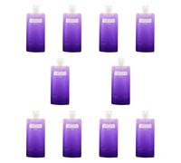 Sdlnklm 10 Piezas Bolsa para Líquidos Maletín de Envase Portátil de Viaje para Cremas Jabón Facial Corporal 90ml Diseño Compacto Material PET Adecua, PÚrpura