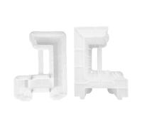 Sdlnklm 2 Piezas de Decoración de Pared para Pozos, Modelo Multifuncional, Piezas de Construcción para Colocación Diaria, Manualidades, Instalación Rápida, Re, Style F