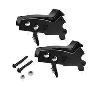 Sdlnklm 2 Piezas Soportes para Ingletadora Abrazaderas de Montaje Clips de Liberación Ajustable Accesorios Universales en Material PP Resistentes