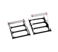 Sdlnklm 2 Soportes para Máquinas de Corte, Soportes para Materiales, Ajustables, Plegables, Profesionales, Resistentes Y Portátiles
