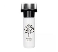 Sdlnklm 2x Cepillo Aplicador para El Cabello, Peine para Raíces, Botella Dispensadora de Tratamiento de Coloración, Indicador de Cantidad, Fórmula Mon