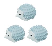 Sdlnklm 3 Piezas Juguete Bola para Gatos Bola Gatera con Catnip Rascador para Gatos Autolimpiador de Erizo Fabricado en Caucho PP Apto para Gatos de Interior, Azul