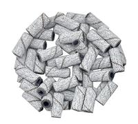 Sdlnklm 50 Piezas de Tiras de Lijado de Uñas, Anillos de Pulido para Manicura, Herramienta de Pulido, Función de Lijado, Material Abrasivo Adecuado para El Cu, Blanco 150