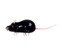 Sdlnklm 5xJuguete para Gatos Que, Divertido Juego Interactivo, Ratón Electrónico para Gatos, Color Negro