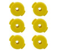 Sdlnklm 6 Piezas Tuerca Rápida Platillo Jazz Accesorio Batería Percusión Diseño Ergonómico Fijación Estable Reposición Fácil Adecuado para Músicos Ensayos Sal, Amarillo