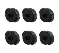 Sdlnklm 6 Piezas Tuerca Rápida Platillo Jazz Accesorio Batería Percusión Diseño Ergonómico Fijación Estable Reposición Fácil Adecuado para Músicos Ensayos Sal, Negro