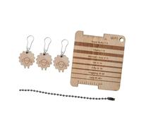 Sdlnklm 7 Piezas Knitting Gauge Ruler Regla de Densidad de Tejido de Puntadas Herramienta para Cuadrada Marcador de Puntadas de Oveja Compa, 5 Uds., Individual