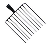 Sdlnklm Cabezal de Repuesto para Horca, Herramienta de Jardinería para La Recolección de Hojas, 10 Dientes