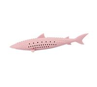 Sdlnklm Cepillo de Dientes para Gatos con Hierba Gatera, Diseño en Forma de, Resistente a Las, Material de Silicona, Limpieza Automática, Recarga, Rosa