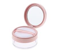 Sdlnklm Envase Vacío de Polvo Suelto con Tapa Y Esponja Caja de Cosméticos para Viaje con Malla Recipiente para Polvo Compacto Adecuado para Hogar Uso