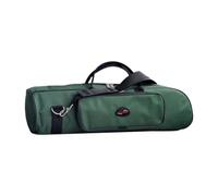 Sdlnklm Funda para Trompeta de Tela Oxford con Correa para El Hombro, Resistente a, Impermeable Y Acolchada, Ideal para Clases de Música Y Otras Oc, Verde