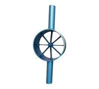 Sdlnklm Herramienta Divisora de Tubos de Bambú, Herramienta Artesanal, Gran Poder de División, No Requiere Reemplazo de Piezas, Larga Vida útil, Funcionamie, Azul 8 Cortes