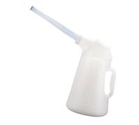 Sdlnklm Jarra de Aceite, Recipiente Medidor de Aceite Ergonómico con Escala Y Tapa con Boquilla Versátil - Accesorios - Dispensador de Aceite - Jarra para, 4 L