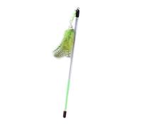 Sdlnklm Juguete para Gato Palo de Plumas Interactivo con Bola Y Campana Kit Entrenamiento Manual Adecuado para Ejercicio de Juego en Casa Conexión Masc, Verde