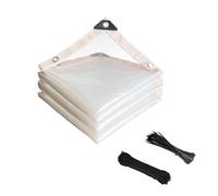 Sdlnklm Lona Polivinílica Transparente para Coches, Cubierta de Lona Impermeable Resistente Al Desgarro para Acampar, 300cm X 250cm, 400cmx200cm