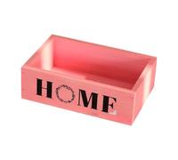 Sdlnklm Macetero Caja Rectangular Maceta Ventana Contenedor Micro Paisaje Bandeja Decorativa Madera para Plantas Creatividad Madera Adecuada para Escritorio D, Rosa