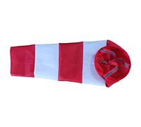 Sdlnklm Mangas de Viento para Aviación, Manga de Viento Rainbow, Bolsillo para Medir La Dirección del Viento, Rojo 80cm, Individual