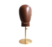 Sdlnklm Maniquí de Pared para Exhibición Busto Soporte Cabeza Hombros con Gancho y Placa Redonda Forro de Tela Tipo Relleno de Espuma Que Mantiene la Forma de , Beige con Gancho Plateado