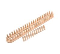 Sdlnklm Mini Telar de Madera para Tejer Gruesas a Mano. Ideal para Principiantes. Perfecto para La Decoración Del Hogar Y La Relajación, 4 Secciones, tal como se describe