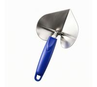 Sdlnklm Paleta Esquina Inrior Acero Inoxidable Ergonómico Paleta Yeso con Mango Robusto para Yeseros,