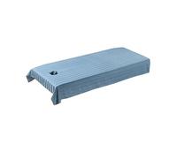 Sdlnklm Sábana para Cama de Salón de Belleza, Funda para Camilla de Masaje, Poliéster Suave, Portátil, Accesorios Impermeables, Adecuada para SPA en Casa, Azul Oscuro, Individual