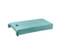 Sdlnklm Sábana para Cama de Salón de Belleza, Funda para Camilla de Masaje, Poliéster Suave, Portátil, Accesorios Impermeables, Adecuada para SPA en Casa, Verde, Individual