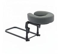 Sdlnklm Soporte de Cama de Masaje Almohada Facial Reposacabezas Soporte Ergonómico U Montaje en Colchón Altura Personalizable Portátil y Compacto Adecuado, Gray, 14-45cm