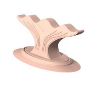 Sdlnklm Soporte para Uñas para Fijador Manicura Herramienta Silicona Compacta Apoyo Estable Adecuado para Profesionales Hogar DIY Medidas, Rosa