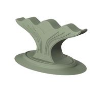 Sdlnklm Soporte para Uñas para Fijador Manicura Herramienta Silicona Compacta Apoyo Estable Adecuado para Profesionales Hogar DIY Medidas, Verde