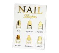 Sdlnklm Tablero de Exhibición para Decoración de Uñas, Soporte para Manicura, Expositor de Accesorios, Soporte para Uñas Postizas, Soporte para Acrílico, Expo, 19cmx26.5cmx2mm a
