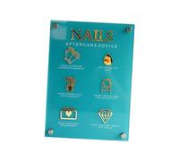 Sdlnklm Tablero de Exhibición para Decoración de Uñas, Soporte para Manicura, Expositor de Accesorios, Soporte para Uñas Postizas, Soporte para Acrílico, Expo, 200mmx278mmx3mm C