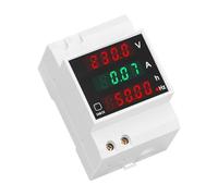 SDM007 100A Din Rail LCD Digital voltímetro voltaje corriente potencia vatímetro energía eléctrica kWh medidor frecuencia Volt Amp Monitor